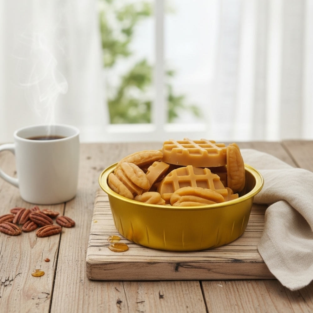 Belgian Pecan Waffles Soy Wax Melts Handmade Scented Home Decor